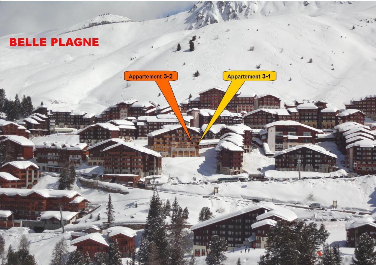 Belle Plagne 1 Appart 6 Pers Du Dimanche Au Dimanche Ski Au Pieds 라 플라뉴 외부 사진